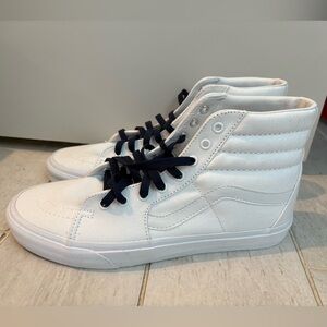 VANS SK8 Hi True White Triple White Canvas Shoes Sneakers men’s Size 11.5